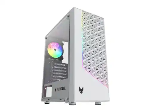 Oversteel Iridium Gaming PC Gehäuse für ATX, Micro ATX und ITX