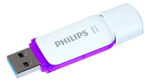 USB-Stick 64 GB Philips Snow Edition mit USB 3.0 Super Speed