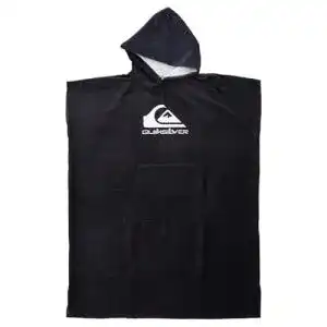 Quiksilver Hoody Towel Surf-Poncho für Herren in Schwarz