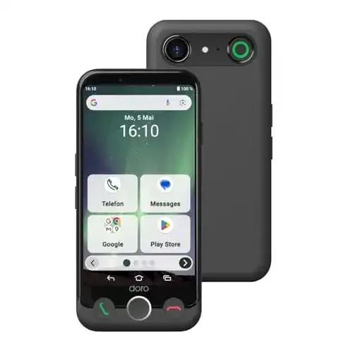 Doro Aurora A10 Senioren-Smartphone mit GPS und Hörgeräte-Kompatibilität