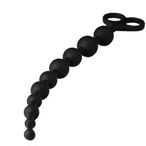 Analkugel SXOVO Anal Kette mit 10 Kugeln und Anal Plug