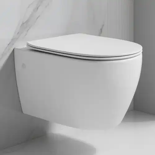 Wand-WC spülrandlos ADOB mit Keramik und Nanoversiegelung