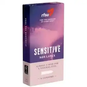 Latexfreie Kondome RFSU So Sensitive für Allergiker, 6 Stück