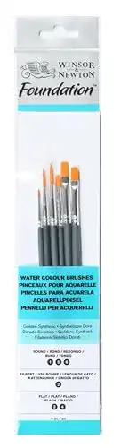 Aquarellpinsel Winsor & Newton 5295016 Foundation Pinselset, 6er