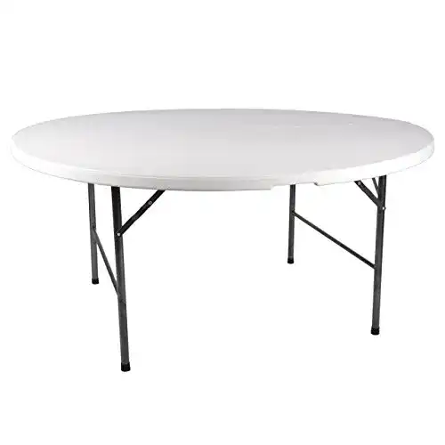 Runder Gartentisch Klapptisch von Nexos Trading 160 cm x 75 cm