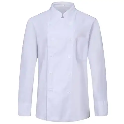 Kochjacke MISEMIYA Herren Chef Jacket 842-842B in Weiß