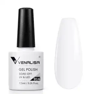 Venalisa Weißer Gellack – UV Nagellack in 7,5 ml
