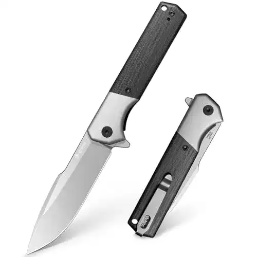 NedFoss Beast Klappmesser mit 10 cm Klinge aus D2 Stahl