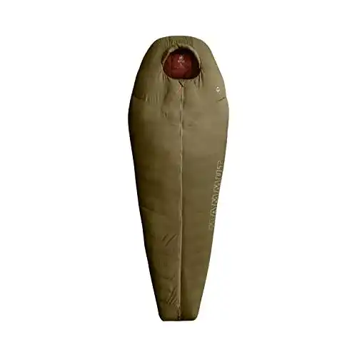 Mammut Relax Fiber Bag 0C Schlafsack in Olive, Größe L
