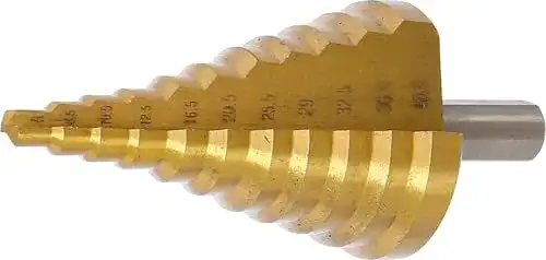 Stufenbohrer BGS 1615 Titannitriert Ø 6 – 40,5 mm HSS-Stahl
