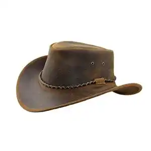 Cowboyhut Black Jungle Kimbolton aus Leder für Damen und Herren