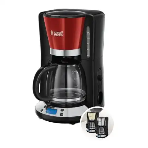 Russell Hobbs Kaffeemaschine mit digitalem Timer und WhirlTech-Brühtechnologie