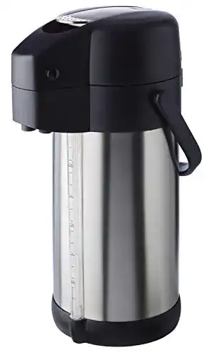 Pumpkanne 3 Liter Aps Pump-Isolierkanne doppelwandige Edelstahlkanne
