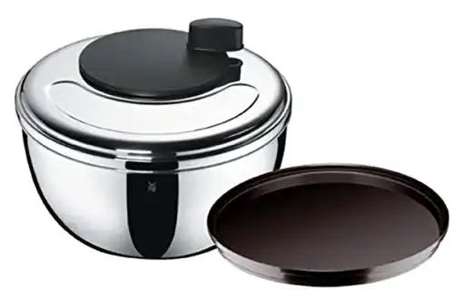Salatschleuder WMF Gourmet 25,4 cm aus Cromargan Edelstahl