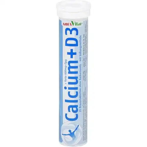 Calcium Brausetabletten von Amosvital, 95 g