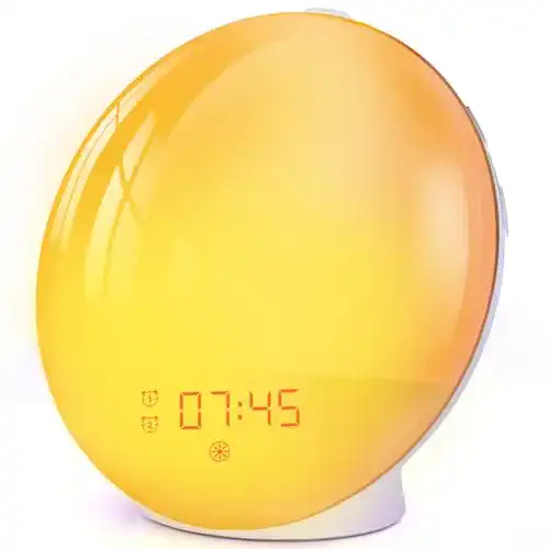 Wake-up Light mit Sonnenaufgangslicht und FM-Radio