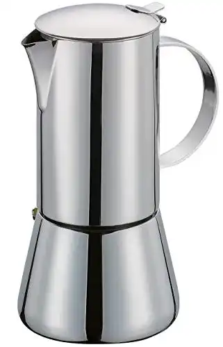 Cilio Espressokocher Aida 2 Tassen Edelstahl poliert