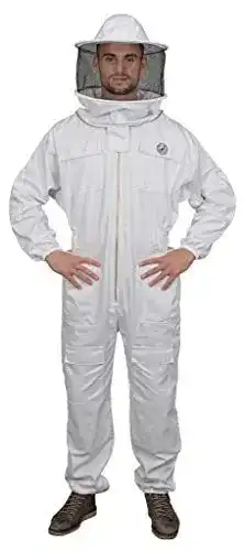 Imkeranzug Humble Bee 410 Polycotton mit Rundschleier