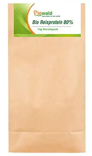 Piowald Bio Reisprotein 1 kg – Pflanzliches Eiweißpulver