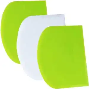 Teigschaber Set von Surdoca – 3-teiliges Teigkarten- und Teigschneider-Set