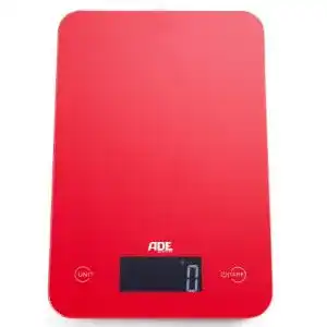 ADE Digitale Küchenwaage KE 927 Slim Präzises Wiegen im kompakten Design