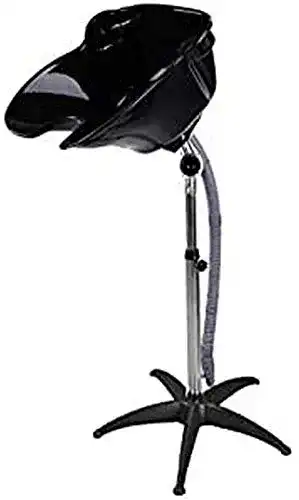 Friseur-Waschbecken Efalock Professional in Schwarz, 1er Pack