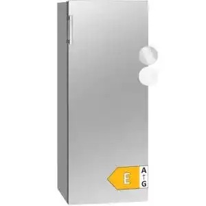 Edelstahl-Kühlschrank