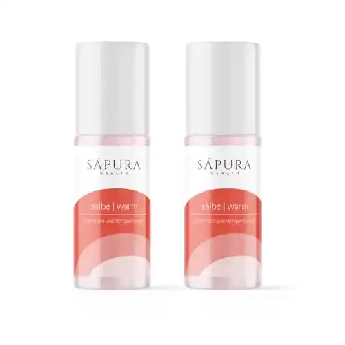 Wärmesalbe Sapura Extra Stark 2er Set Roll-On Wärmecreme
