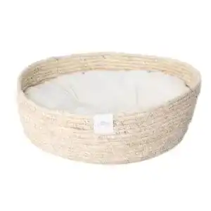 Katzenkorb Dehner Premium Lovely Kuschelbett, Ø 38 cm, Höhe 13 cm