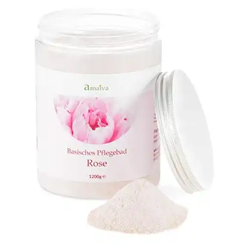 Basenbad Amaiva Naturprodukte Rose 1200g Badesalz