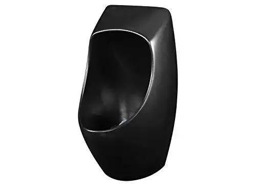 Wasserloses Urinal Urimat Ceramic aus Keramik in Schwarz