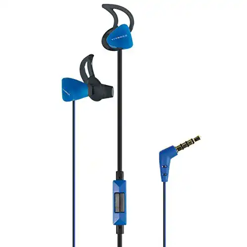 Vivanco SPX 60 In-Ear Sportkopfhörer mit Mikrofon für Smartphones und MP3-Player