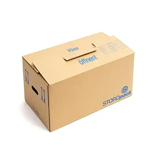 Umzugskartons Storopack, 20 Stück à 77 Liter, 2-wellig
