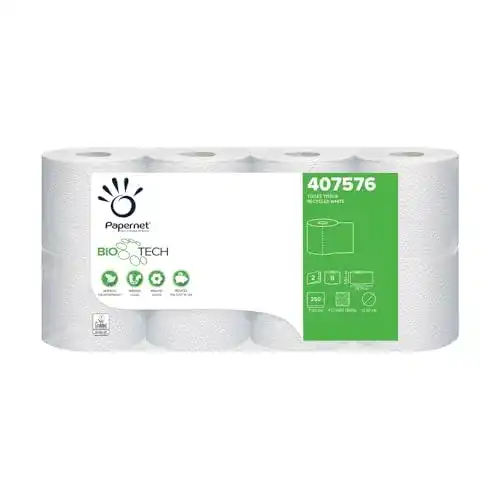 Selbstauflösendes Toilettenpapier 64 Rollen von Papernet