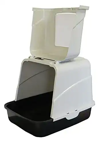 Katzenklo XXL Petgard Katzentoilette mit geschlossenem Design