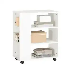Druckertisch Sobuy Druckerschrank mit Rollen – Stabiler Rollcontainer für Büro