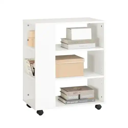 Druckertisch Sobuy Druckerschrank mit Rollen – Stabiler Rollcontainer für Büro