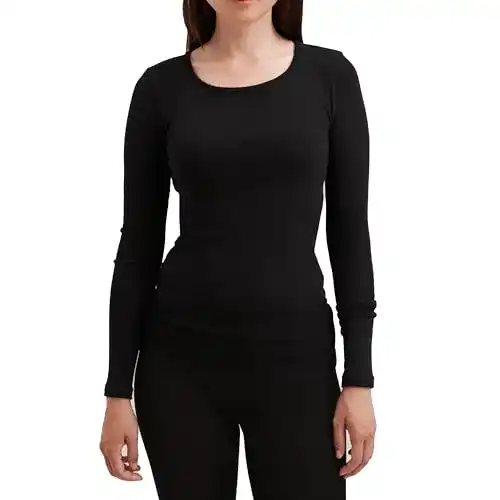 Merino Unterwäsche Damen Dilling Langarmshirt aus 100% Bio Merinowolle