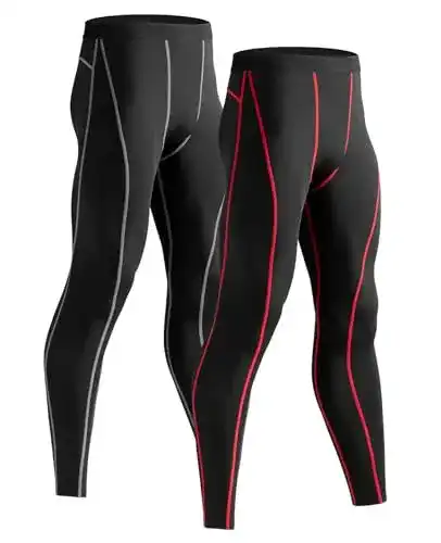 Kompressionslaufhose für Herren – 2 Stück Sportleggings