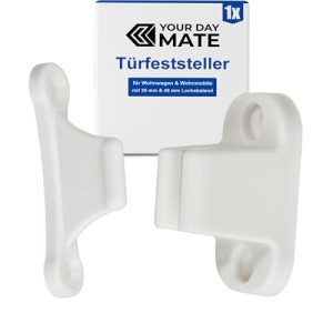 Türfeststeller für Wohnmobil und Wohnwagen in Weiß, 1 Stück