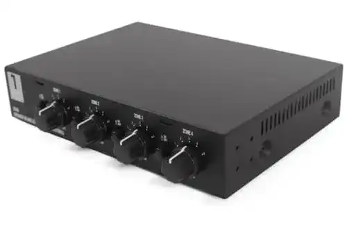 Lautsprecher Umschalter System One SC4B mit Lautstärkeregler für 4 Paare