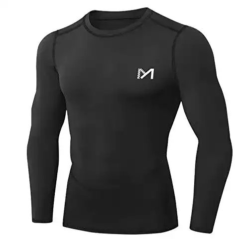 Kompressionsshirt Meetyoo Herren Funktionsshirt Langarm