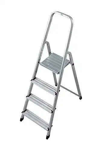 Krause Corda Stehleiter mit 4 Stufen, Modell 000705