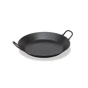Schmiedeeiserne Pfanne Helmensdorfer mit zwei Griffen, Ø 36 cm