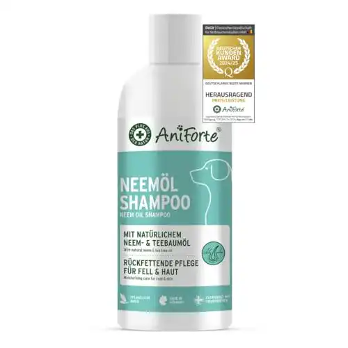 Hundeshampoo AniForte Neemöl Shampoo für Hunde 500ml