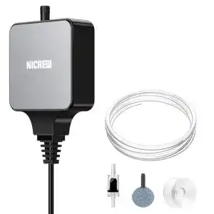 Aquarium Luftpumpe NICREW Mini Silent für Nano Aquarien