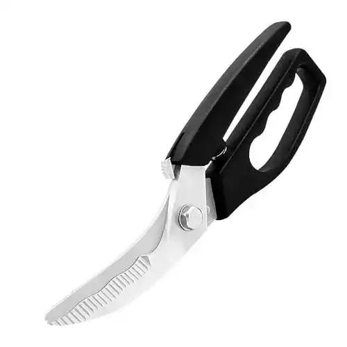 Geflügelschere Rraycom mit ergonomischen Kunststoffgriffen