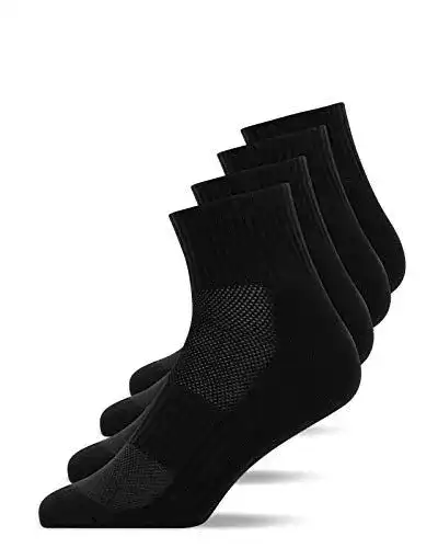 Snocks mittelhohe Laufsocken für Herren und Damen im 4er Pack
