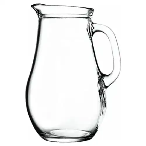 Pasabahce Bistro 80119 Glaskrug – Wasserkrug mit 1.850 ml Volumen