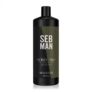 Sebastian Shampoo Seb Man The Multitasker 3-in-1 Shampoo, Bartshampoo und Duschgel